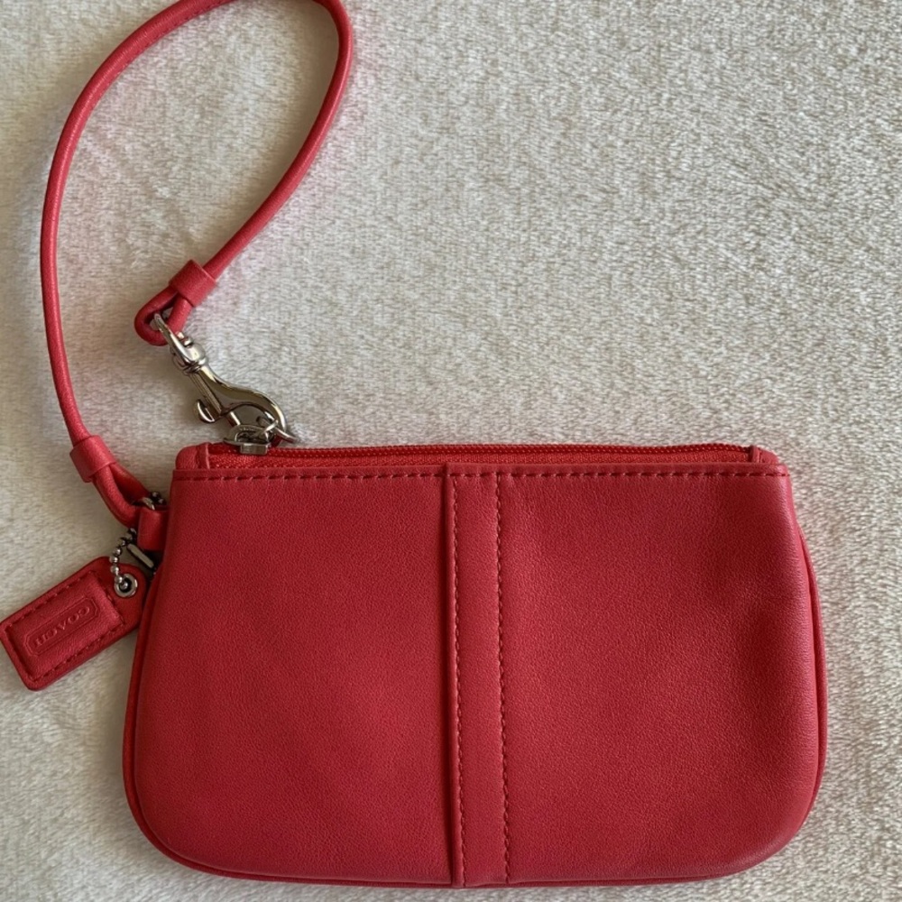 Pink Coach Wristlet